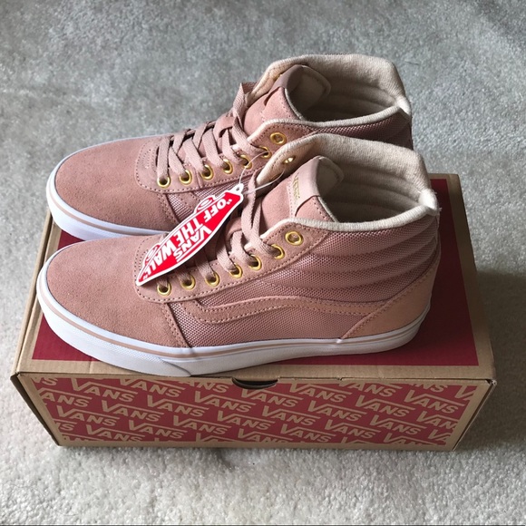 NWT Ward Hi Top Vans in Mahogany Rose - Picture 3 of 5
